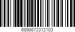 Código de barras (EAN, GTIN, SKU, ISBN): '6999872312103'