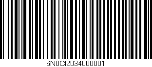 Código de barras (EAN, GTIN, SKU, ISBN): '6N0CI2034000001'