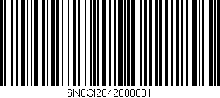 Código de barras (EAN, GTIN, SKU, ISBN): '6N0CI2042000001'