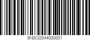 Código de barras (EAN, GTIN, SKU, ISBN): '6N0CI2044000001'