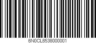 Código de barras (EAN, GTIN, SKU, ISBN): '6N0CL6538000001'