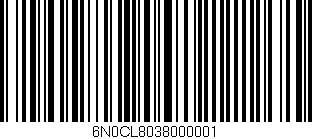 Código de barras (EAN, GTIN, SKU, ISBN): '6N0CL8038000001'