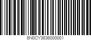 Código de barras (EAN, GTIN, SKU, ISBN): '6N0CY3836000001'