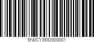 Código de barras (EAN, GTIN, SKU, ISBN): '6N0CY3842000001'
