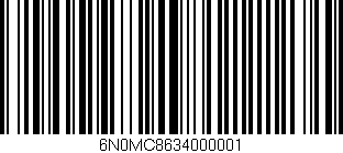 Código de barras (EAN, GTIN, SKU, ISBN): '6N0MC8634000001'