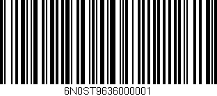 Código de barras (EAN, GTIN, SKU, ISBN): '6N0ST9636000001'