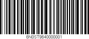 Código de barras (EAN, GTIN, SKU, ISBN): '6N0ST9640000001'