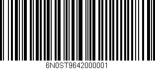 Código de barras (EAN, GTIN, SKU, ISBN): '6N0ST9642000001'