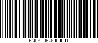 Código de barras (EAN, GTIN, SKU, ISBN): '6N0ST9648000001'