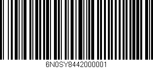 Código de barras (EAN, GTIN, SKU, ISBN): '6N0SY8442000001'