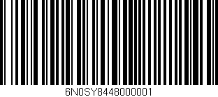 Código de barras (EAN, GTIN, SKU, ISBN): '6N0SY8448000001'