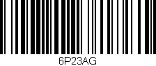 Código de barras (EAN, GTIN, SKU, ISBN): '6P23AG'