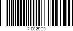 Código de barras (EAN, GTIN, SKU, ISBN): '7.0029E9'