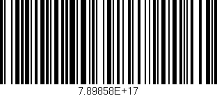 Código de barras (EAN, GTIN, SKU, ISBN): '7.89858E+17'