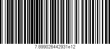 Código de barras (EAN, GTIN, SKU, ISBN): '7.899026442931e12'