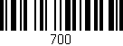 Código de barras (EAN, GTIN, SKU, ISBN): '700'