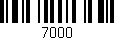 Código de barras (EAN, GTIN, SKU, ISBN): '7000'