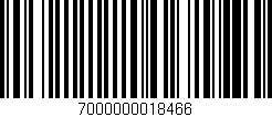 Código de barras (EAN, GTIN, SKU, ISBN): '7000000018466'