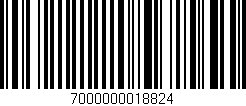 Código de barras (EAN, GTIN, SKU, ISBN): '7000000018824'