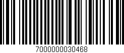 Código de barras (EAN, GTIN, SKU, ISBN): '7000000030468'