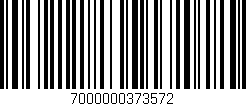 Código de barras (EAN, GTIN, SKU, ISBN): '7000000373572'
