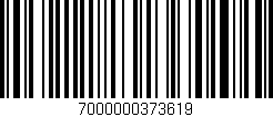 Código de barras (EAN, GTIN, SKU, ISBN): '7000000373619'
