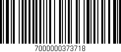 Código de barras (EAN, GTIN, SKU, ISBN): '7000000373718'