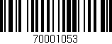 Código de barras (EAN, GTIN, SKU, ISBN): '70001053'