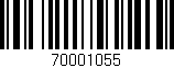 Código de barras (EAN, GTIN, SKU, ISBN): '70001055'