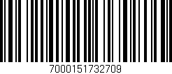 Código de barras (EAN, GTIN, SKU, ISBN): '7000151732709'