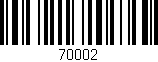 Código de barras (EAN, GTIN, SKU, ISBN): '70002'