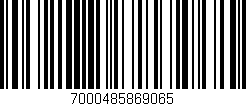 Código de barras (EAN, GTIN, SKU, ISBN): '7000485869065'