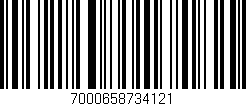 Código de barras (EAN, GTIN, SKU, ISBN): '7000658734121'