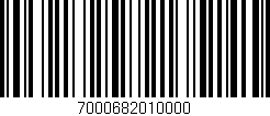 Código de barras (EAN, GTIN, SKU, ISBN): '7000682010000'