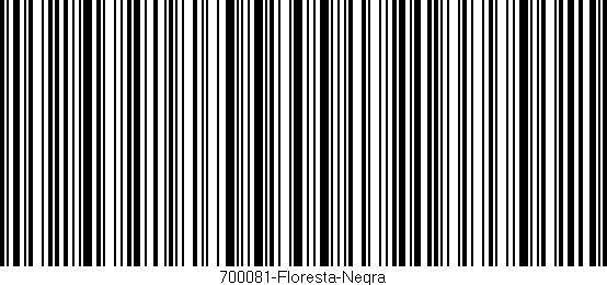 Código de barras (EAN, GTIN, SKU, ISBN): '700081-Floresta-Negra'