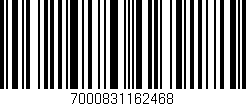 Código de barras (EAN, GTIN, SKU, ISBN): '7000831162468'