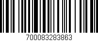 Código de barras (EAN, GTIN, SKU, ISBN): '700083283863'