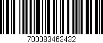 Código de barras (EAN, GTIN, SKU, ISBN): '700083463432'