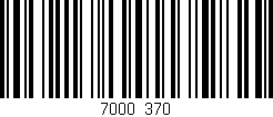 Código de barras (EAN, GTIN, SKU, ISBN): '7000/370'