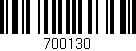 Código de barras (EAN, GTIN, SKU, ISBN): '700130'