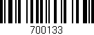 Código de barras (EAN, GTIN, SKU, ISBN): '700133'