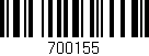 Código de barras (EAN, GTIN, SKU, ISBN): '700155'