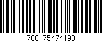 Código de barras (EAN, GTIN, SKU, ISBN): '700175474193'