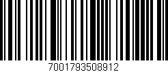 Código de barras (EAN, GTIN, SKU, ISBN): '7001793508912'
