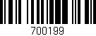 Código de barras (EAN, GTIN, SKU, ISBN): '700199'