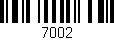 Código de barras (EAN, GTIN, SKU, ISBN): '7002'