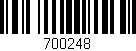 Código de barras (EAN, GTIN, SKU, ISBN): '700248'