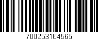 Código de barras (EAN, GTIN, SKU, ISBN): '700253164565'