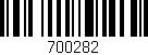 Código de barras (EAN, GTIN, SKU, ISBN): '700282'