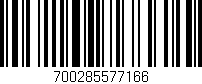 Código de barras (EAN, GTIN, SKU, ISBN): '700285577166'